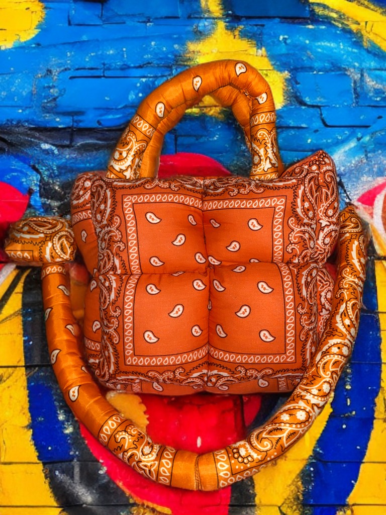 Sunset Plush Paisley Puffer