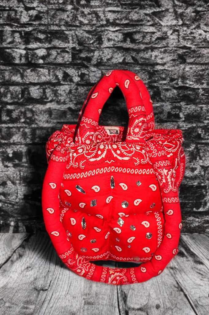 Big Red Paisley Puffer