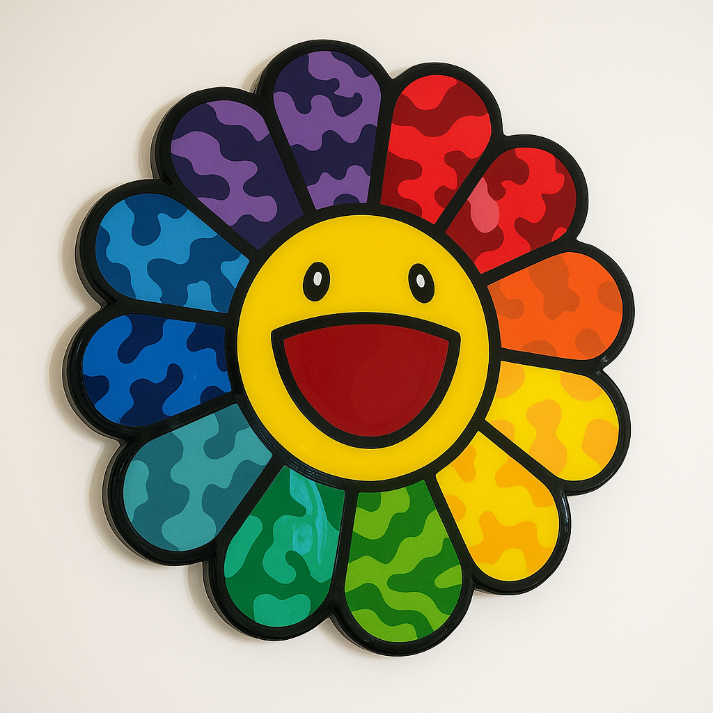 Rainbow Bloom Coffee Table