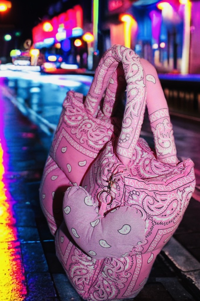 Pink Plush Paisley Puffer