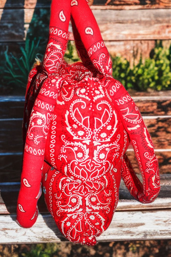 Big Red Paisley Puffer