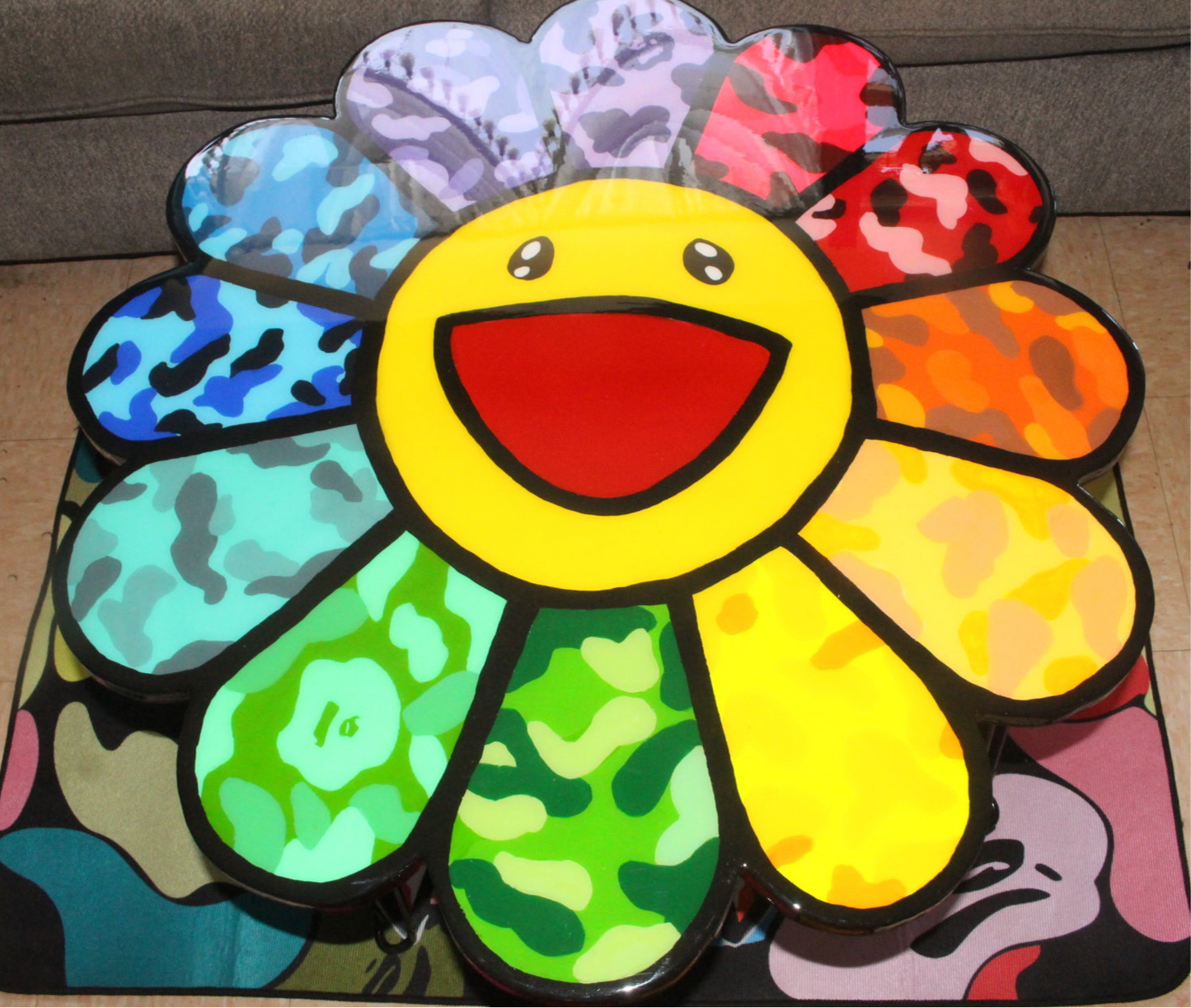 Rainbow Bloom Coffee Table