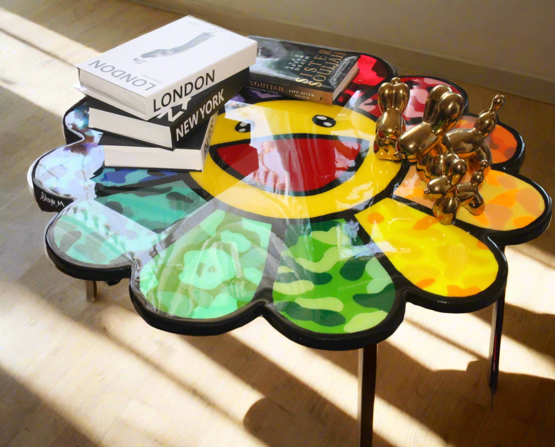 Rainbow Bloom Coffee Table
